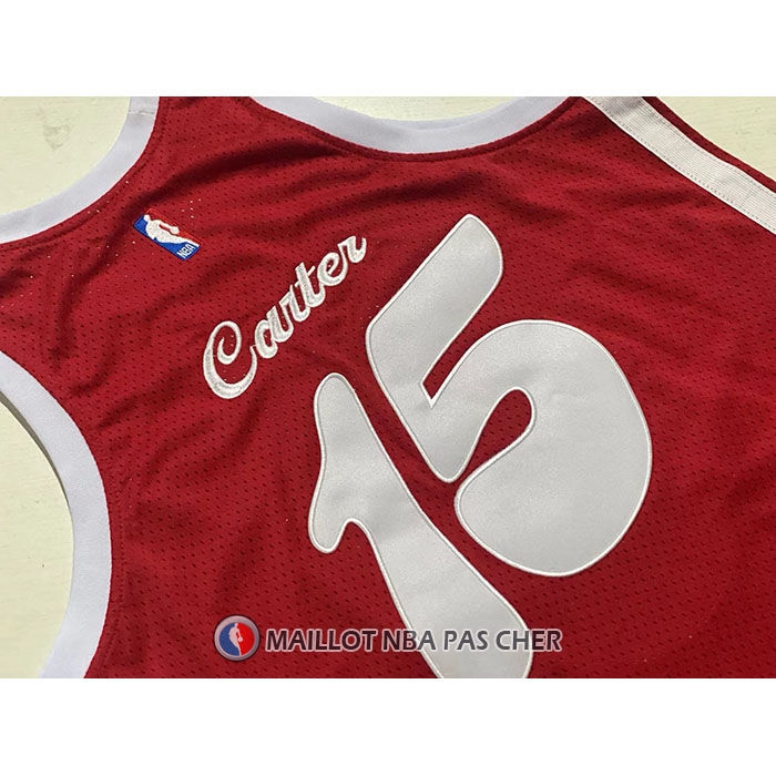Maillot Memphis Grizzlies Vince Carter NO 15 Mitchell & Ness 2015-16 Rouge